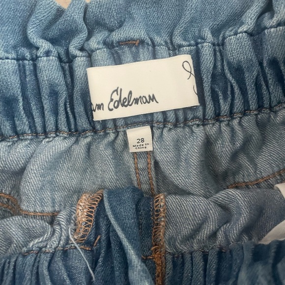 Sam Edelman Kira belted paper bag high waisted shorts with belt - Picture 4 of 5